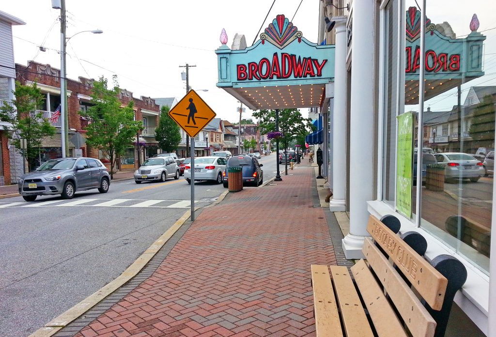 20150511-downtown-pitman-1200 The Broadway Theater of Pitman opened in 1926 and is still operating. (Alan Tu/WHYY)