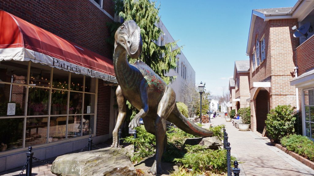 20150601-famous-haddon-1200 Haddonfield is where the world's first nearly-complete skeleton of a dinosaur was found in 1858. (Shutterstock)