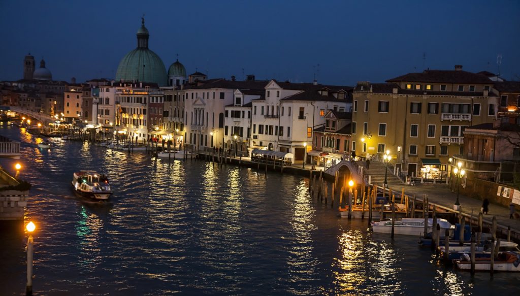 20150707-night-in-venice-1200 Venice, Italy is the inspiration behind Ocean City, NJ's boat parade. (Shutterstock file photo)