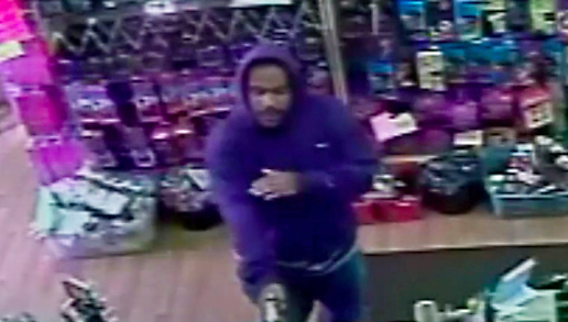  Trenton police say Dwaine Whitaker entered a business in the 1100 block of East State Street on July 14, 2015 at approximately 6:30 pm brandishing a handgun and demanding money. (Image via the video) 