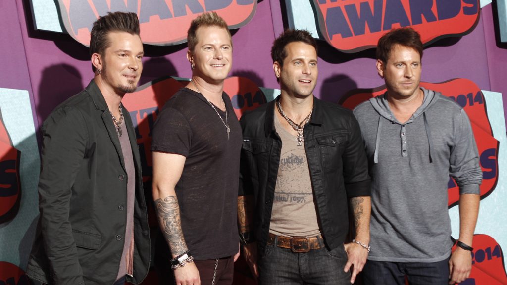 Josh McSwain, Scott Thomas, Barry Knox, Matt Thomas Josh McSwain, and from left, Scott Thomas, Barry Knox and Matt Thomas of Parmalee at the CMT Music Awards, June 4, 2014. (Photo by Wade Payne/Invision/AP)