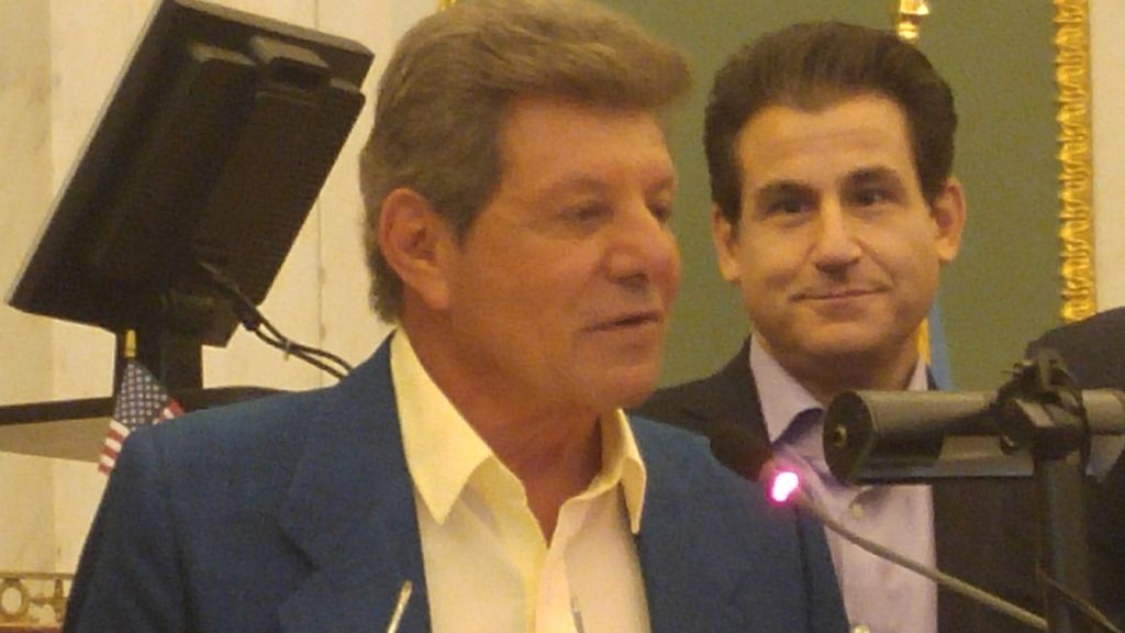20151009_122957 Frankie Avalon will lead Philadelphia's Columbus Day Parade. (Tom MacDonald/WHYY)