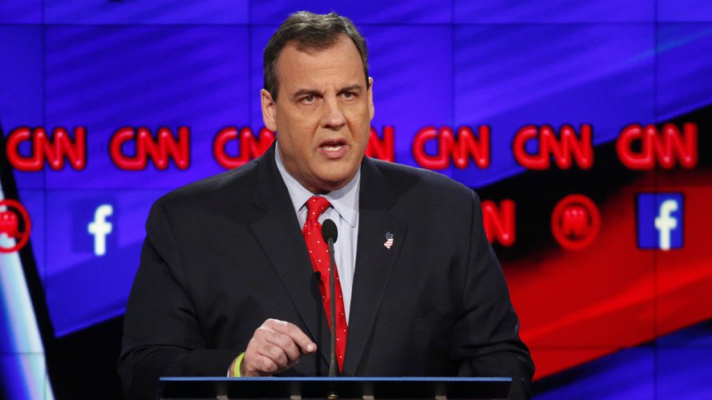 20151216-christie-debate-quotes-1200 Chris Christie speaks during the CNN Republican presidential debate at the Venetian Hotel & Casino on Tuesday, Dec. 15, 2015, in Las Vegas. (AP Photo/John Locher)