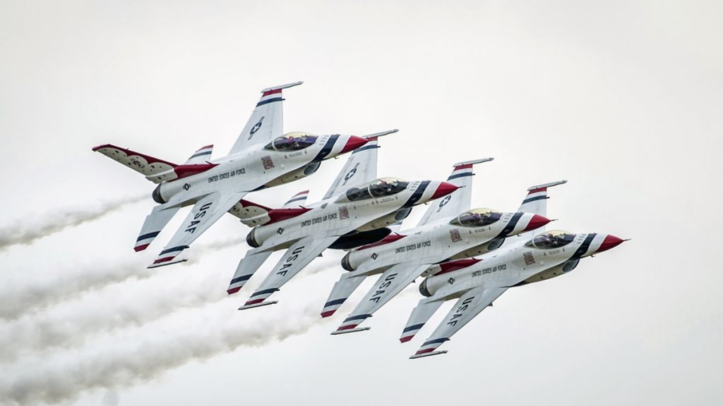 U.S. Air Force Thunderbirds will appear at the 2016 air show at McGuire-Dix-Lakehurst base. (Photo courtesy of JB MDL)