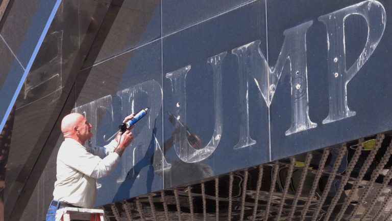 The Trump Plaza now closed is one of the casinos Donald Trump once owned.(AP Photo/Wayne Parry)