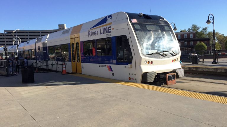 The River Line runs from Trenton to Camden. It is operated by NJ Transit. (Alan Tu/WHYY)