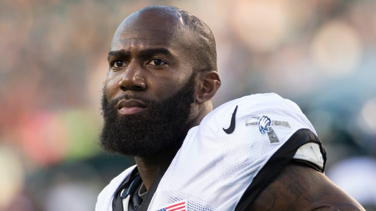 Philadelphia Eagles safety Malcolm Jenkins plans to lead teammates in a protest on Monday  (AP Photo/Chris Szagola)
