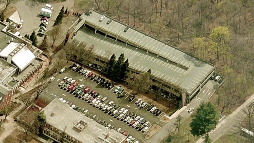 20160919-douglas-parking Douglass Parking at Rutgers University in New Brunswick. (Image via Bing Maps)