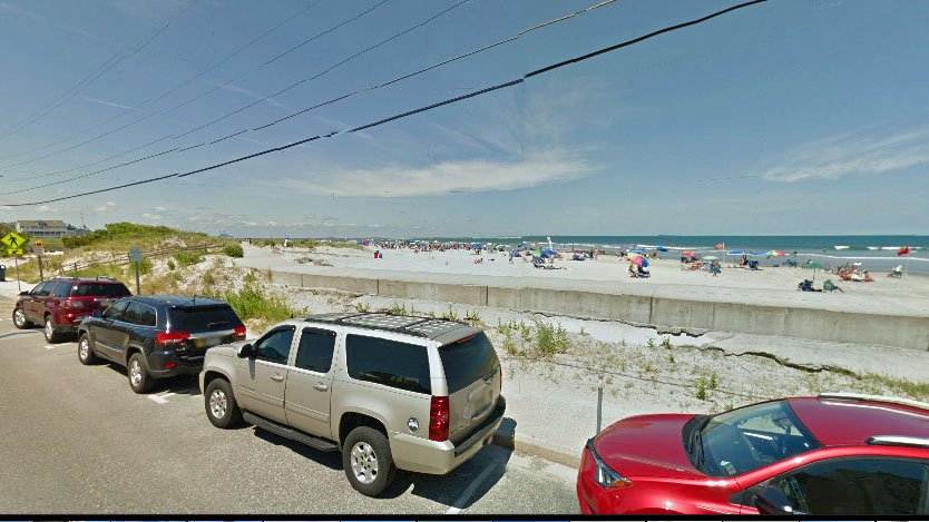 20161025-2nd-ocean-ave-beach-north-wildwood A view of the beach from 2nd and Ocean Avenues in North Wildwood