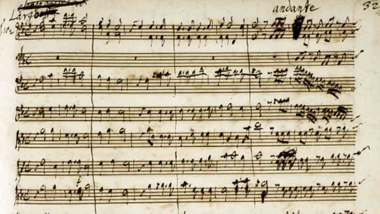 First page of the concluding chorus 