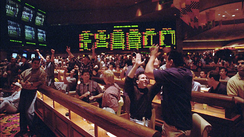 20170117sportsbetting-lv Nevada is the only state to offer single game sports betting. New Jersey wants to be included. (AP Photo/Lennox McLendon)