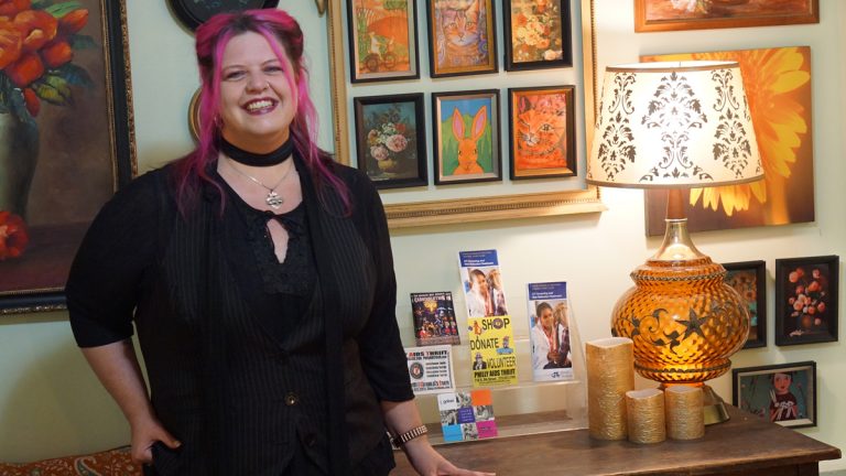  Christina Kallas-Saritsoglou is the co-founder and manager of Philly AIDS Thrift. (Kory Aversa)  