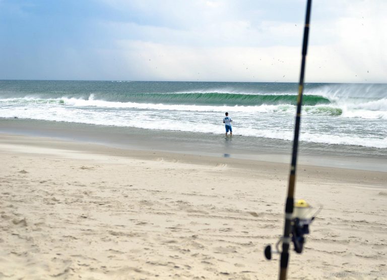  Fishing at Island Beach State Park. (Photo: Jennifer Husar)  