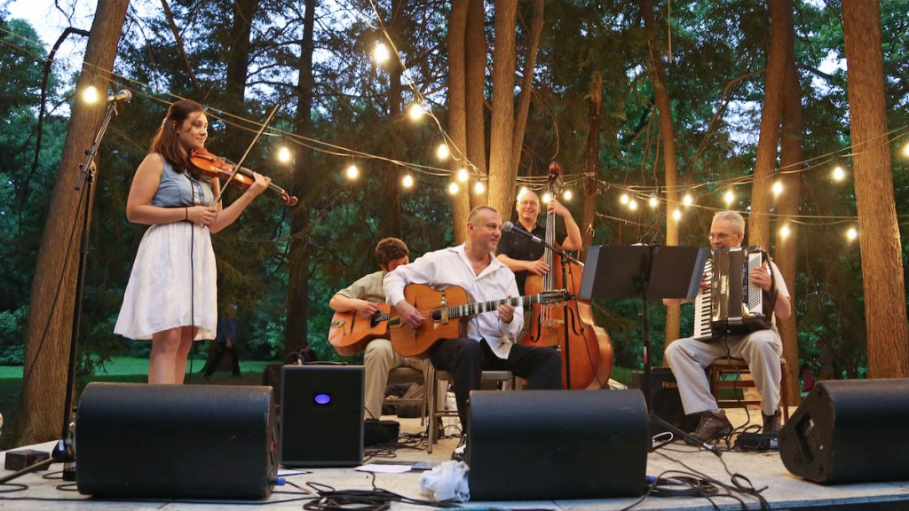 3-5 The Hot Club Philadelphia is an acoustic jazz quartet dedicated to playing and preserving the music of Django Reinhardt adding their own style to the process (Natavan Werbock/for NewsWorks)