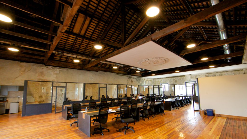  Brooklyn-based 3rd Ward is closing its coworking space in Olde Kensington after less than six months. (Nathaniel Hamilton/WHYY)  