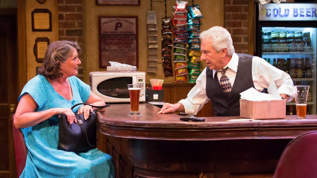 6675-3 Marcia Saunders and Tom Teti in the People's Light & Theatre production of 'Stella and Lou.' (Photo courtesy of Mark Garvin)