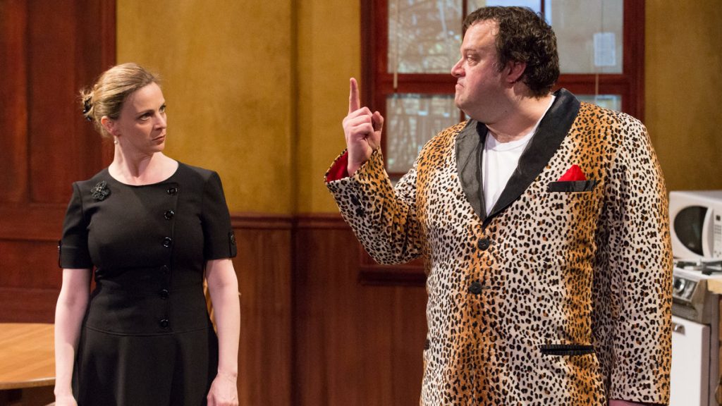 675-111 Tracie Higgins and Scott Greer in 1812 Productions' 'To the Moon.' (Photo courtesy of Mark Garvin)