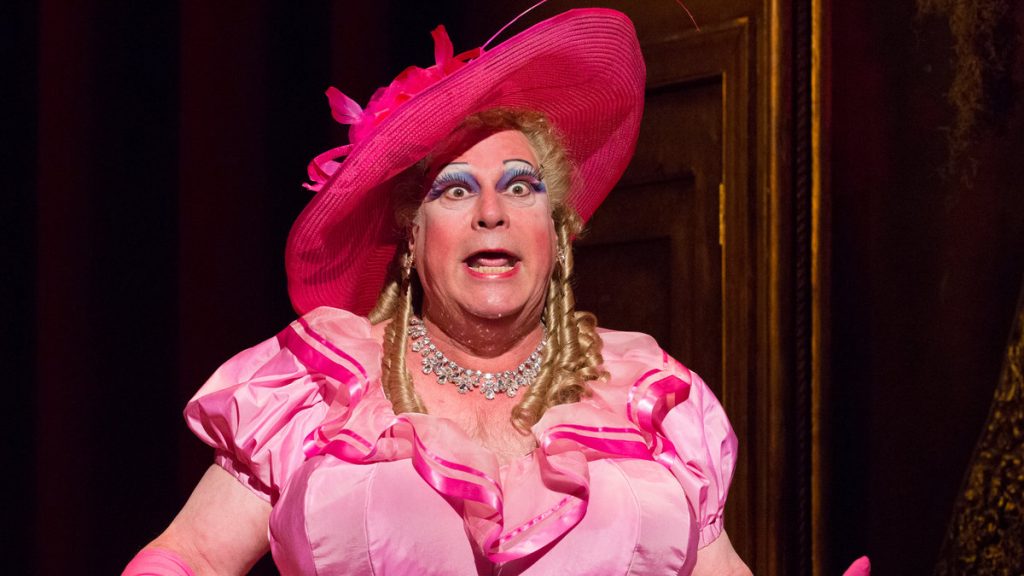 675-181 Mark Lazar as Mama C — every panto needs a man playing an over-the-top woman — in the People's Light world premiere of 'Sleeping Beauty.' (Photo courtesy of Mark Garvin)