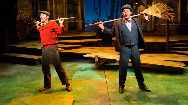 Ben Dibble (left)  as Toad