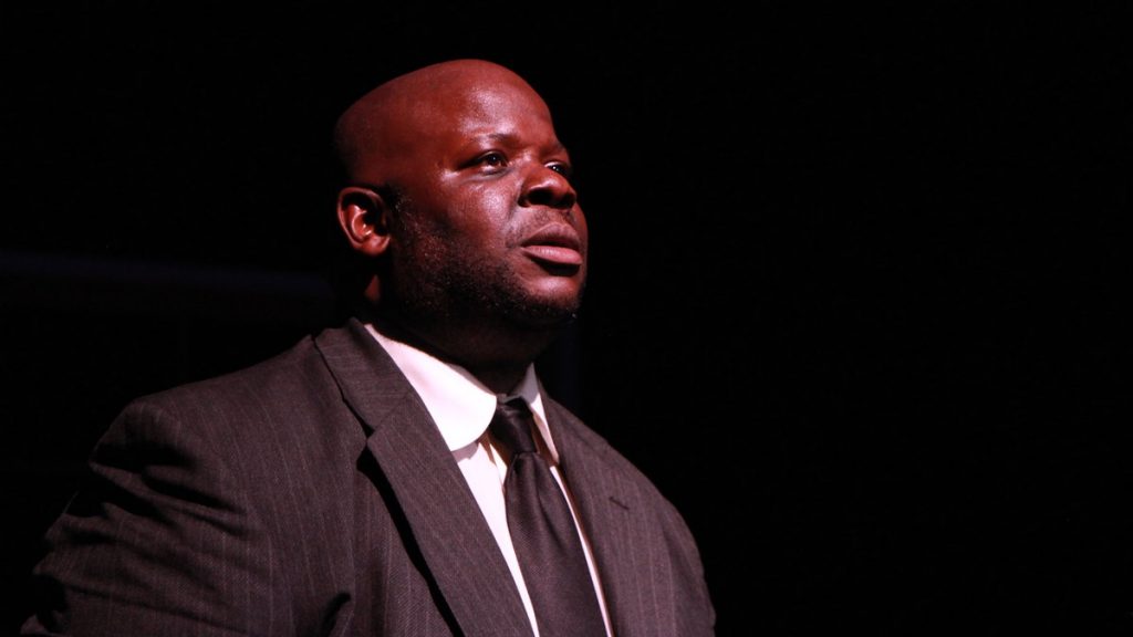 675-28 Kash Goins in 'Death of a Salesman' at Plays & Playrs Theatre (Photo courtesy of Katie Balun)