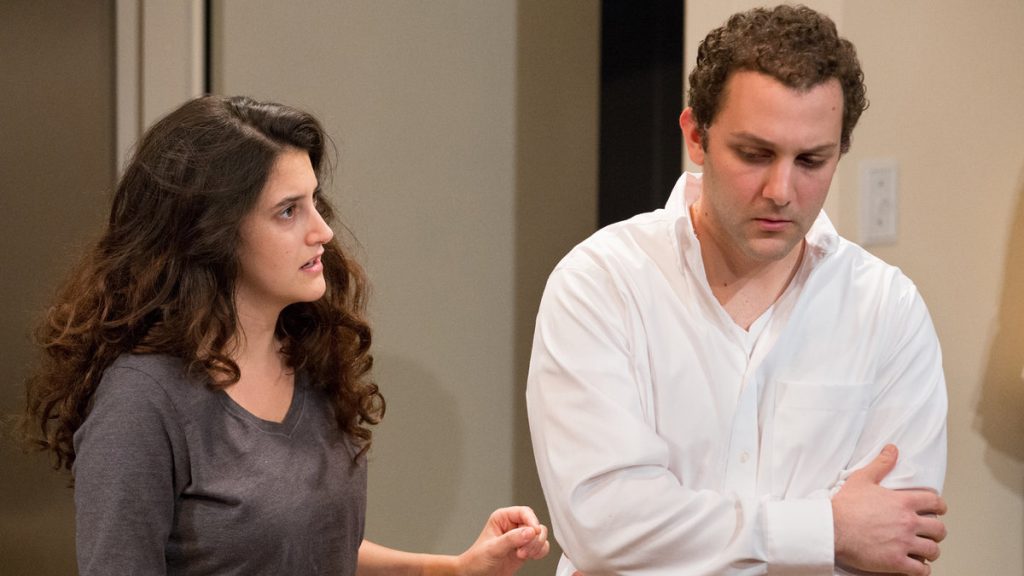 675-54 Sofie Yavorsky and Greg Fallick in 'Bad Jews' at Walnut Street Theatre’s Independence Studio on 3. (Photo courtesy of Mark Garvin)
