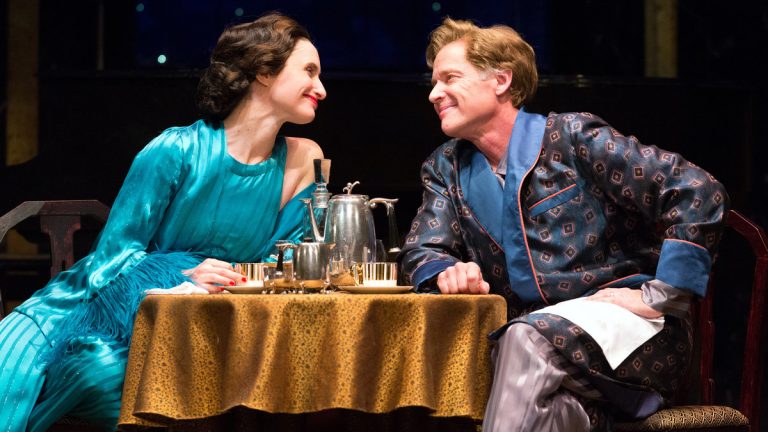  Kathleen Wallace and Greg Wood in Walnut Street Theatre's production of 'Private Lives.' (Photo courtesy of Mark Garvin) 
