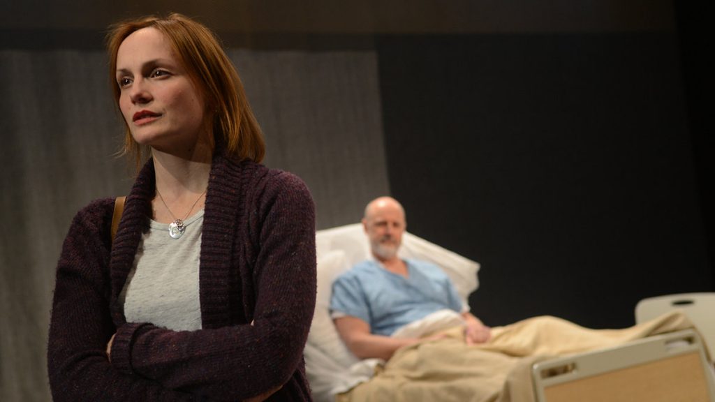 675-97 Julianna Zinkel and Douglas Rees in Arden Theatre Company's production of 'Under the Skin.'(Photo courtesy of Sabina Louise Pierce)