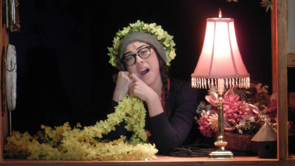  Leigha Kato, as Rapunzel, sings in her tower in  Theatre Horizon's production of 'Into the Woods.' The show won the Barrymore Award for best production of a musical during the last theater season.  