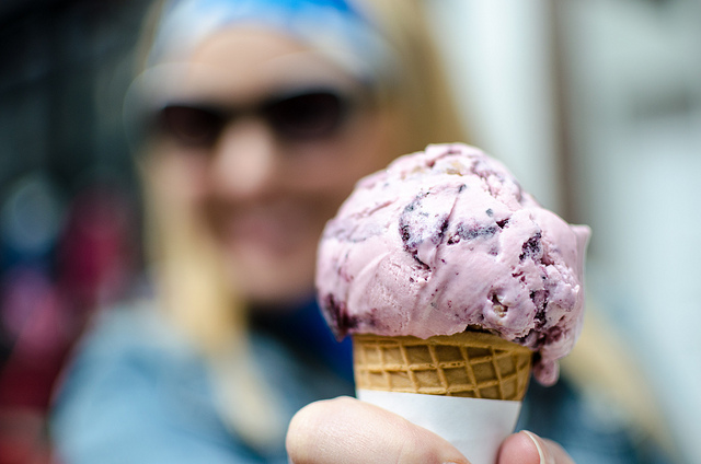 8745182597_0f65c9e5df_z An ice cream cone. (Photo: m01229 via Flickr)