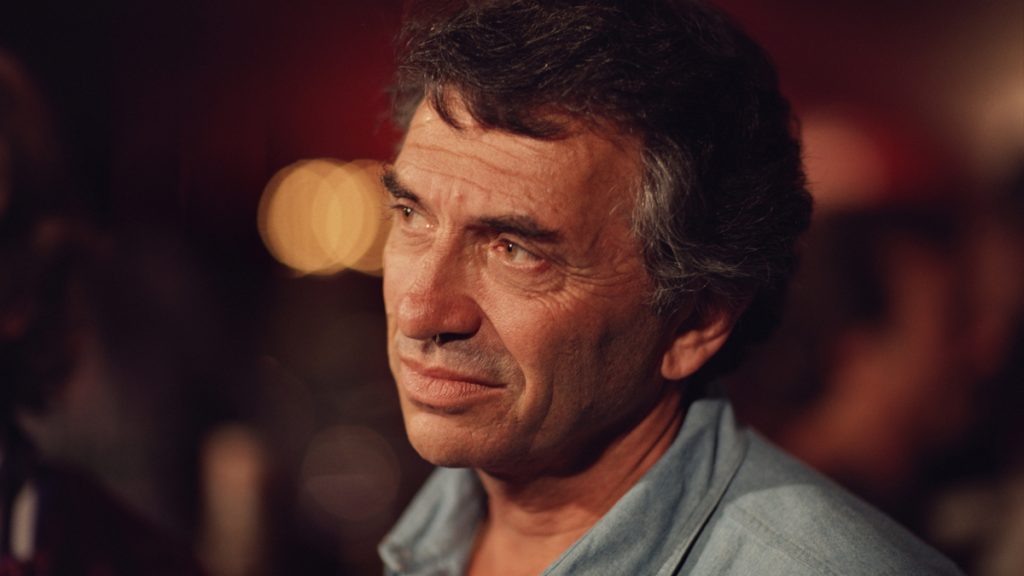 Bill Graham between takes during the filming of ''A 60s Reunion with Bill Graham: A Night at the Filmore'' at Filmore Auditorium in San Francisco in 1986. (Courtesy of Ken Friedman)