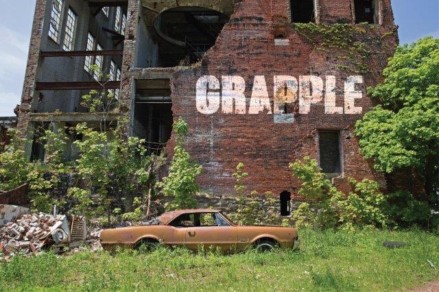 abandoned car