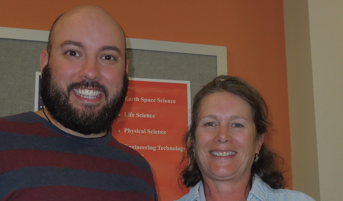  Mike Dunn pictured with historian Stephanie Ambrose Tubbs. (Courtesy of Mike Dunn) 