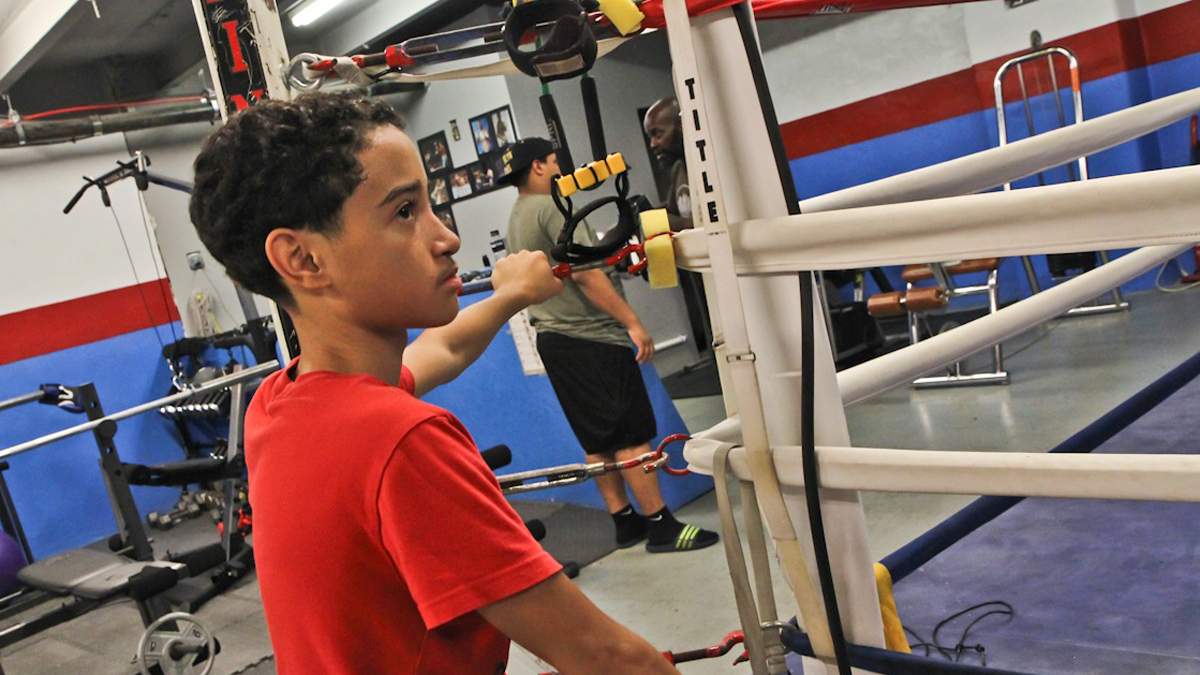  Alex Gonzalez, 13, used to lead a hybrid gang of kids in Philadelphia's Kensington neighborhood called Bad Boys Rumble. (Kimberly Paynter/WHYY) 