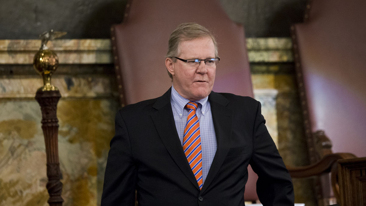  Pennsylvania Rep. Sam Smith, R-Jefferson, has pushed for reducing the number of state lawmakers. He is retiring as speaker of the State House without accomplishing that goal. (AP file photo) 