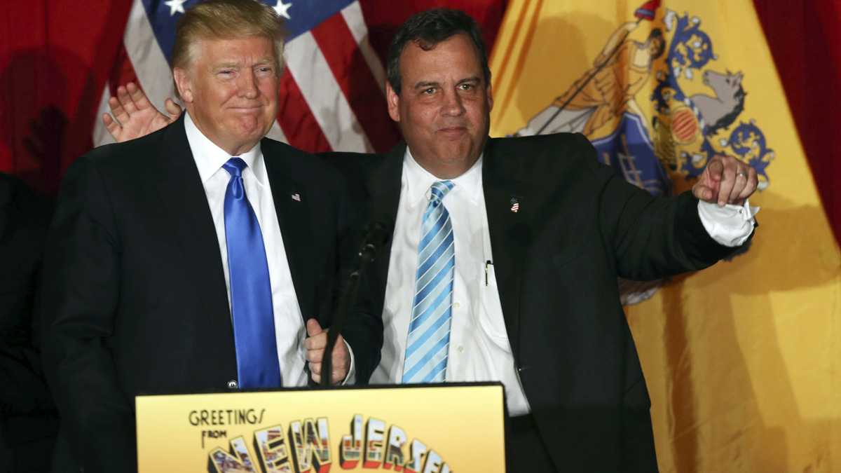About 40 percent of New Jersey voters would be less likely to vote for Donald Trump if he selects Gov. Chris Christie as his running mate