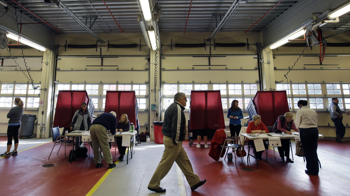 About 5 percent of New Jersey's black voting-age population cannot participate in the political process, according to the Institute for Social Justice. That's more than twice the rate in neighboring New York and Pennsylvania. (AP file photo)
