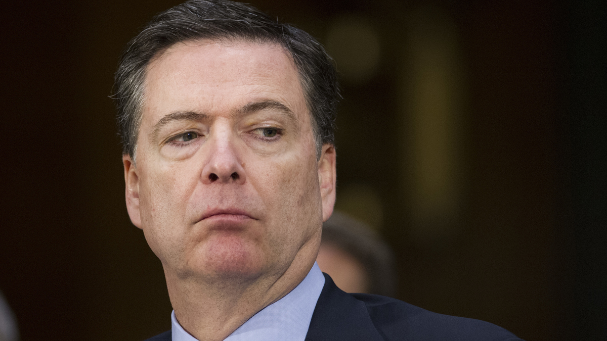FBI Director James Comey testifies on Capitol Hill in Washington