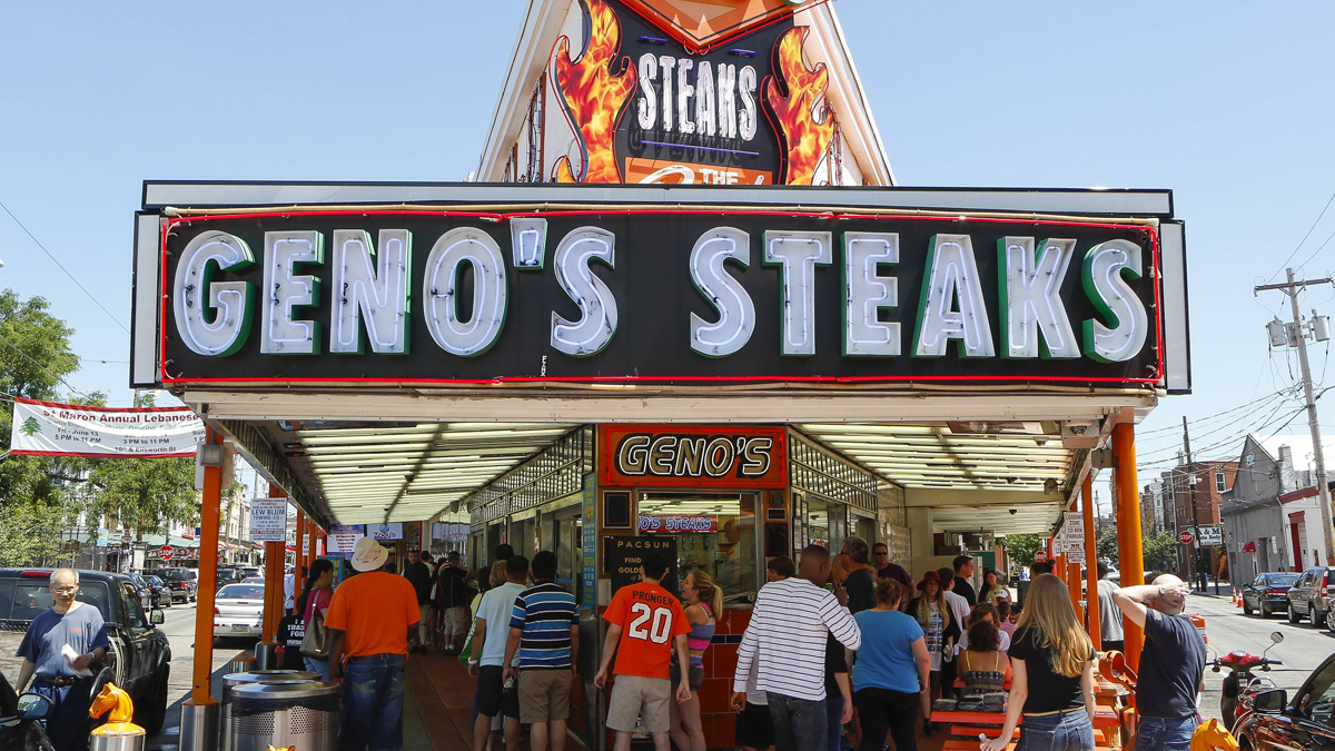  Geno’s Cheesesteaks, Philadelphia Pa. (Mark Stehle/Invision for PacSun/AP Images) 