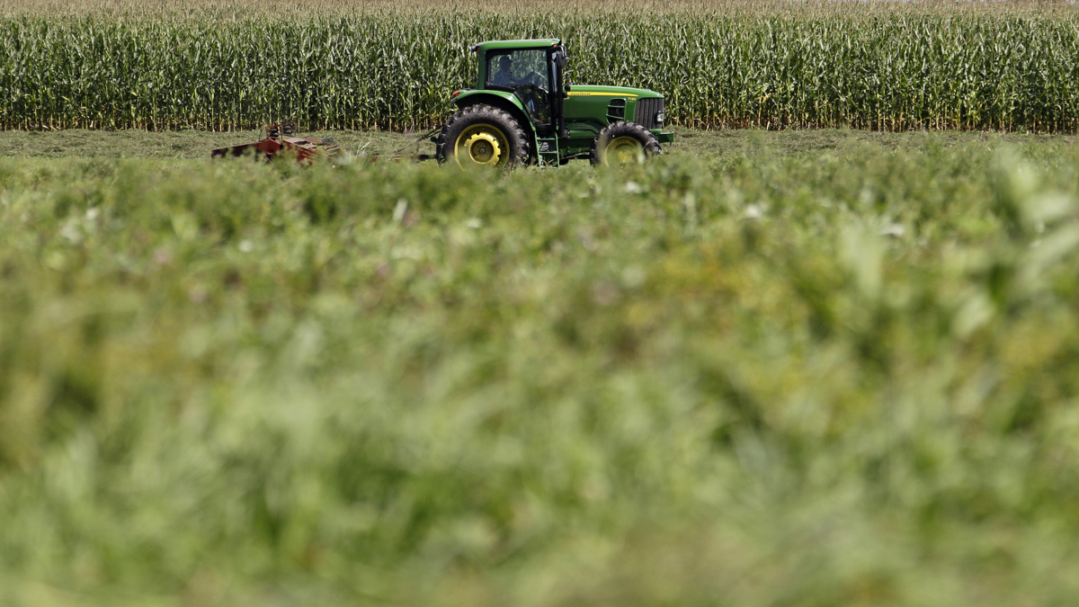  A field of hay in Nazareth, Pa. (Matt Slocum/AP Photo, file) 