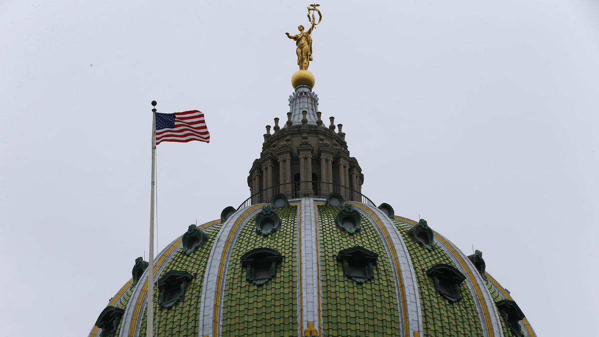  Shown is the Pennsylvania Capitol building on Tuesday, Jan. 15, 2013, in Harrisburg, Pa. (Matt Rourke/AP Photo, file) 