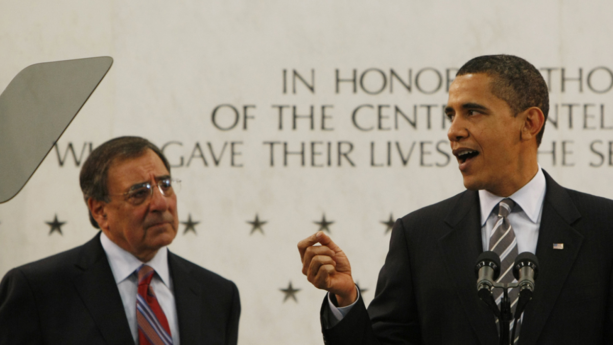 President Barack Obama speaks at the Central Intelligence Agency in Langley