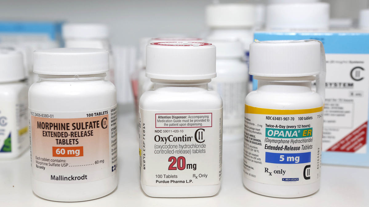  Dr. Michael Campbell, Director of Educational Programs of St. Joseph Institute for Addiction, says the rise of heroin is directly tied to the influx of prescription medication with opiates in them.  ((AP file Photo/Toby Talbot, File) 