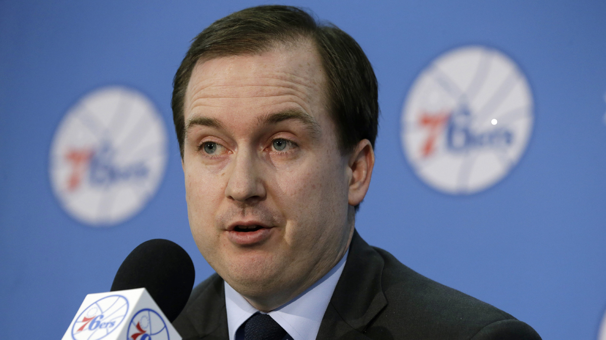  Philadelphia 76ers General Manager Sam Hinkie in July. (AP Photo/Matt Rourke) 