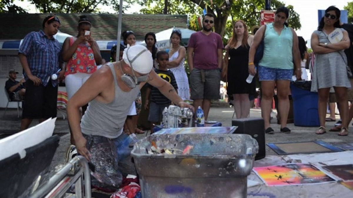  A scene from the 2013 Manayunk Arts Festival. (Joel Frady/for NewsWorks, file) 