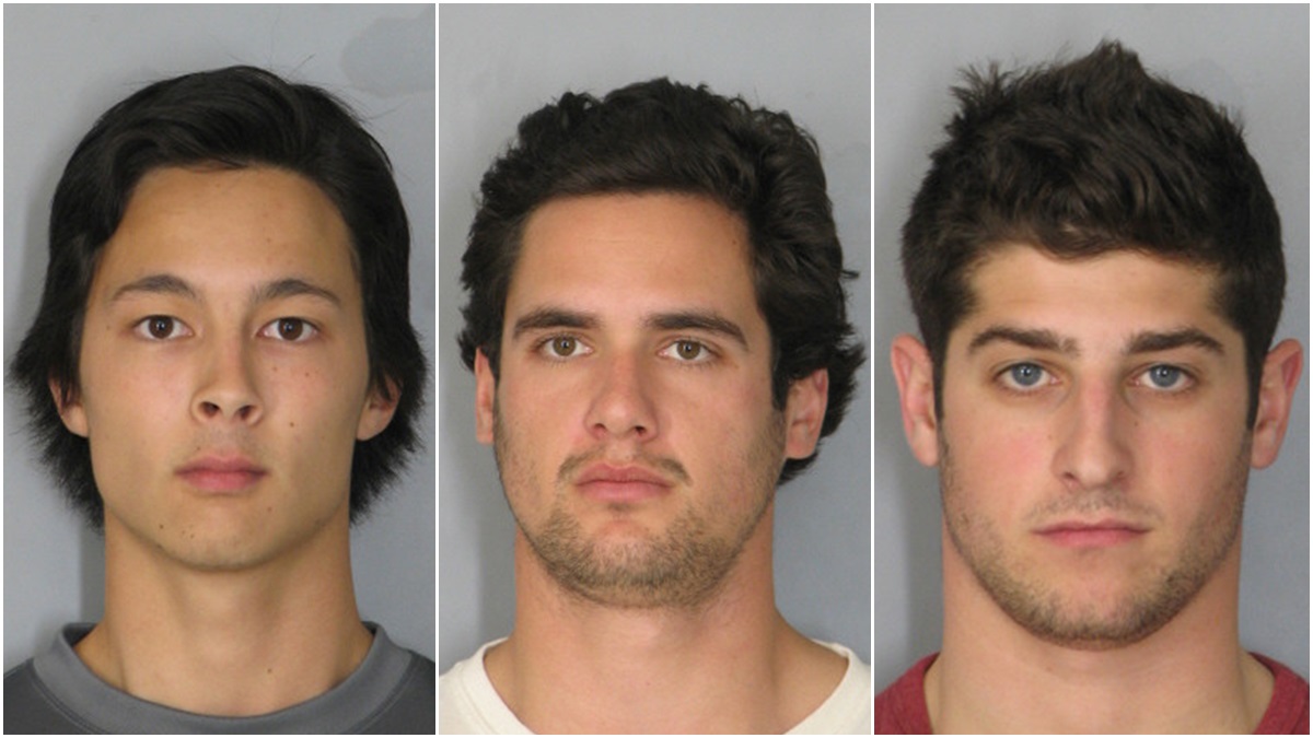  Andrew Lee, Ayrton Doerr and Jason Zimmell face charges including home invasion and assault. (photos courtesy Newark PD) 