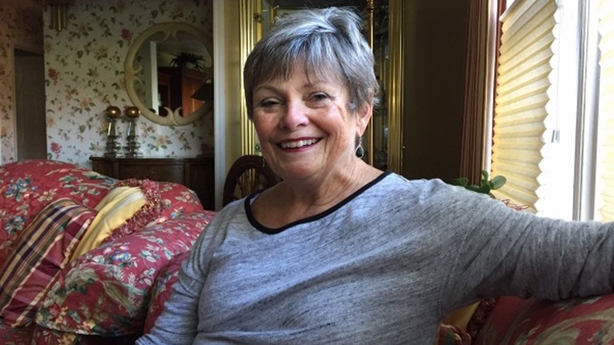  Adams County Community Foundation President Barb Ernico wants to shun the politicians who are stalemated over a Pennsylvania budget. 'No more talks to the Chamber of Commerce. No more talks to the Rotary Club. We won't listen to this. We want you to do your job,' she says. (Mary Wilson/WHYY) 