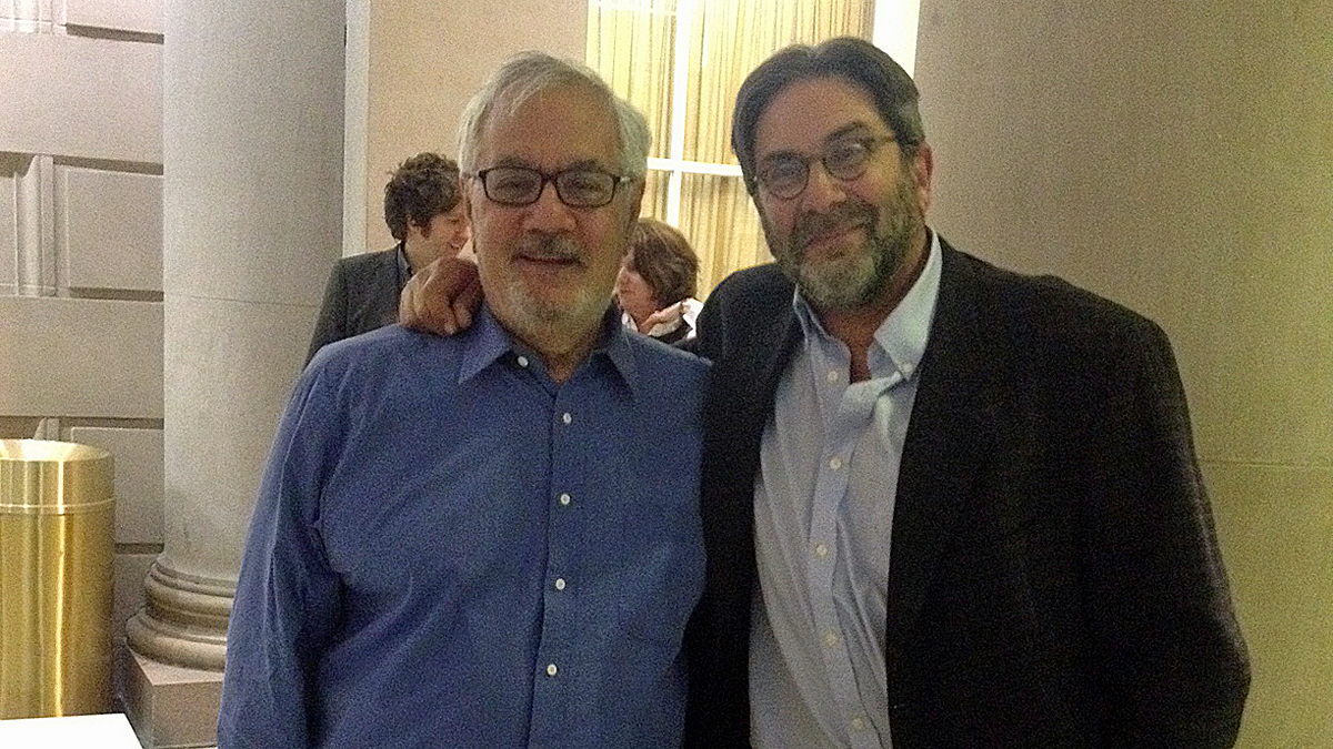  Barney Frank and Dick Polman at the Free Library of Philadelphia (Image courtesy of Polman) 