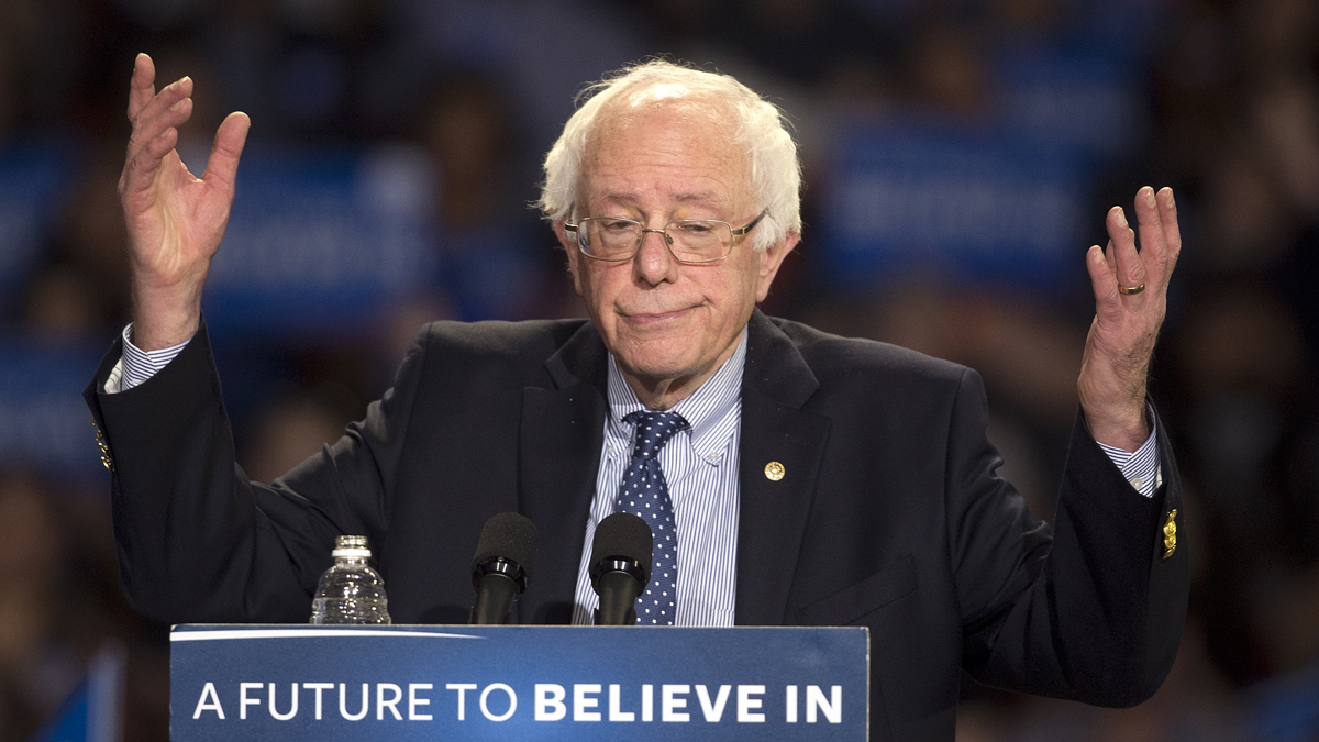 Democratic presidential candidate Sen. Bernie Sanders