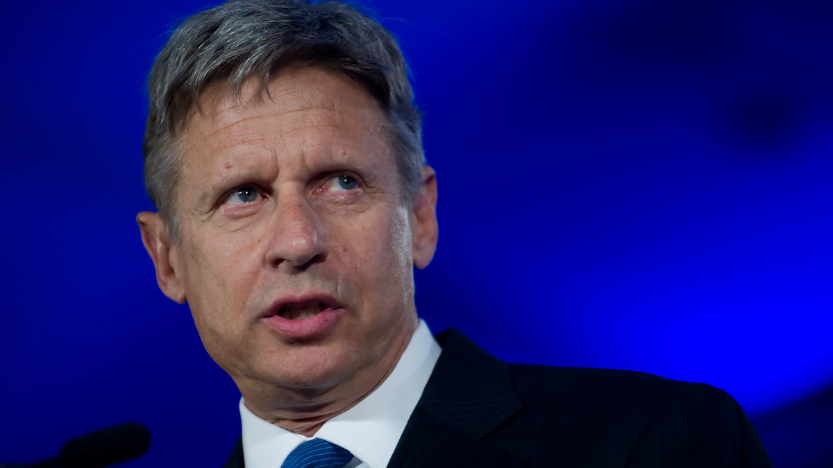 Gary Johnson in 2011 (<a href='http://www.bigstockphoto.com/image-21081707/stock-photo-new-orleans%2C-la-june-16%3A-presidential-candidate-gary-johnson-addresses-the-republican-leadership-conference-on-june-16%2C-2011-at-the-hilton-riverside-new-orleans-in-new-orleans%2C-la'>Big Stock</a>)