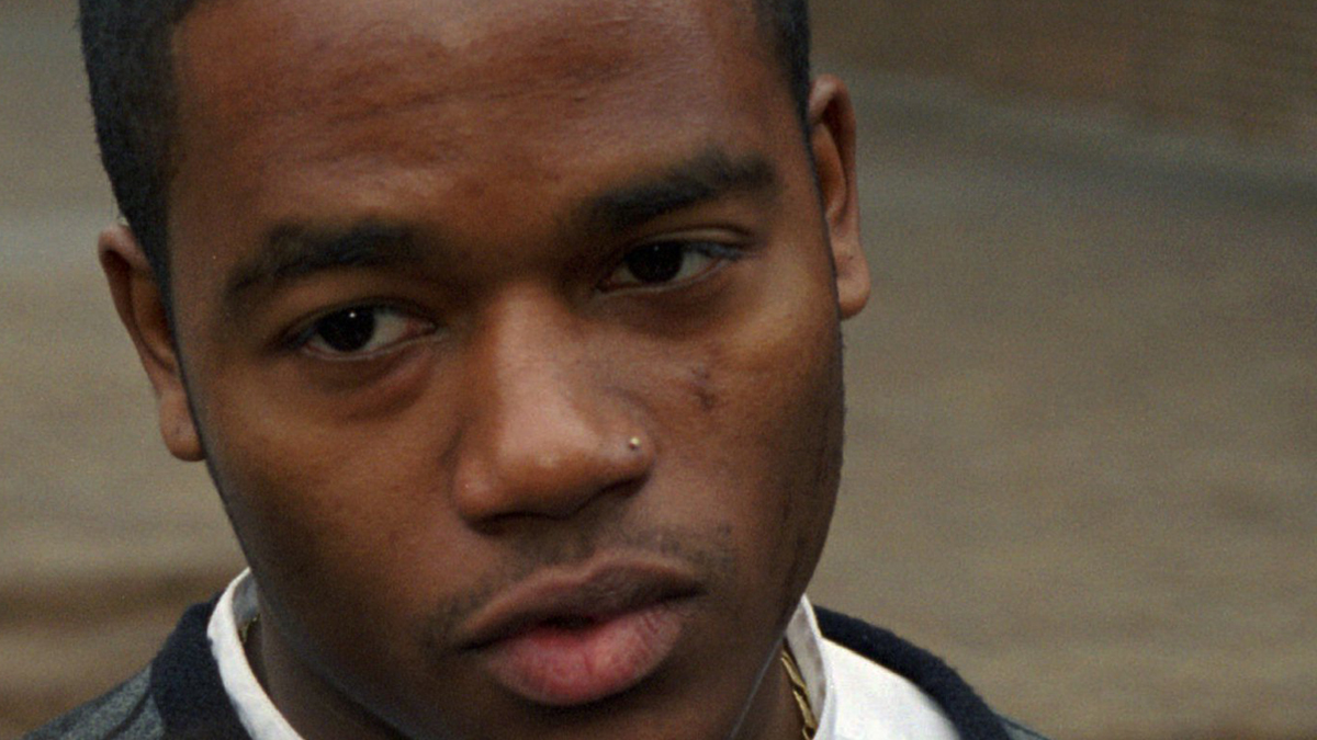  Michael Ward, known formerly as Birdie Africa, speaks to reporters outside the federal courthouse in Philadelphia Thursday, May 9, 1996. Ward was the only child to survive the fire. (AP Photo/H. Rumph Jr., file) 